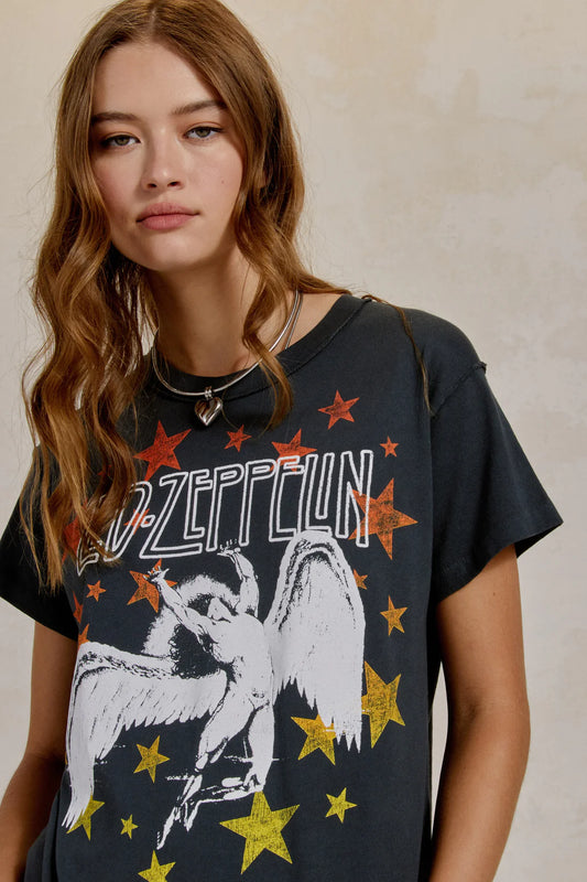 Daydreamer Led Zeppelin Icarus Stars Reverse BF T-Shirt