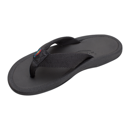Rainbow Mariner Black Sandal