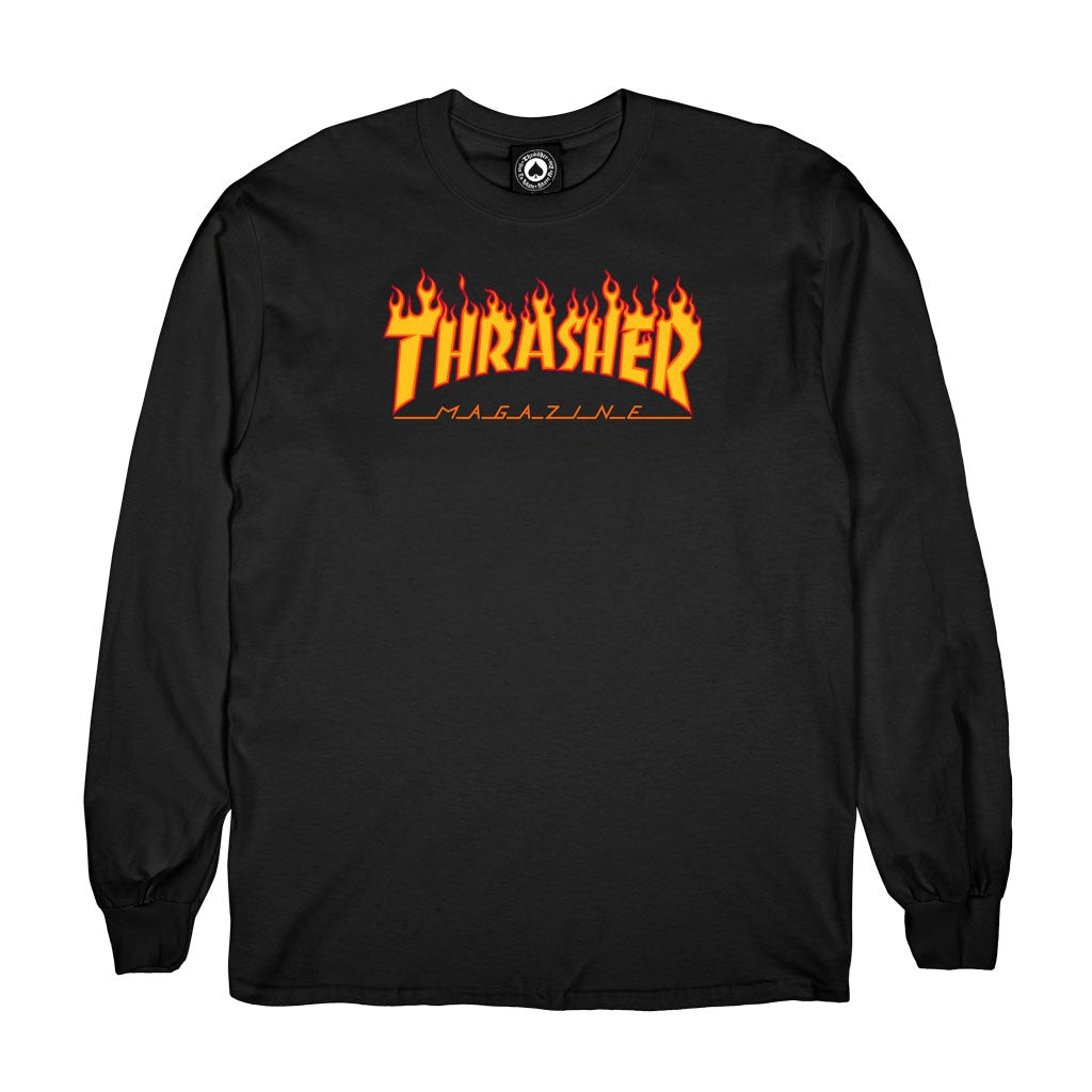 Thrasher Flame Logo Long Sleeve T-Shirt