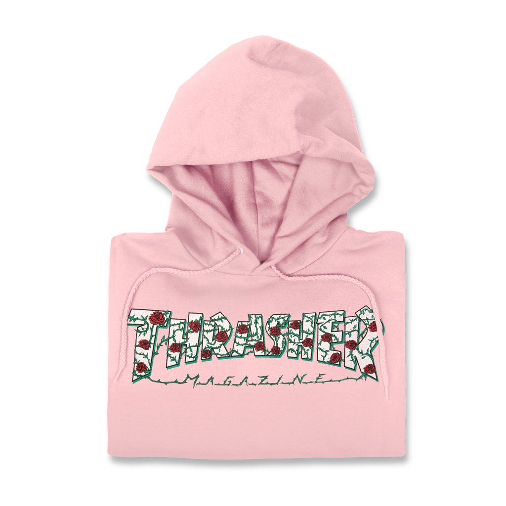 Hoodie thrasher sale rose