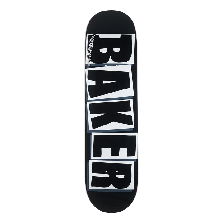 Baker Brand Logo Black/White Skateboard Deck 8.0"