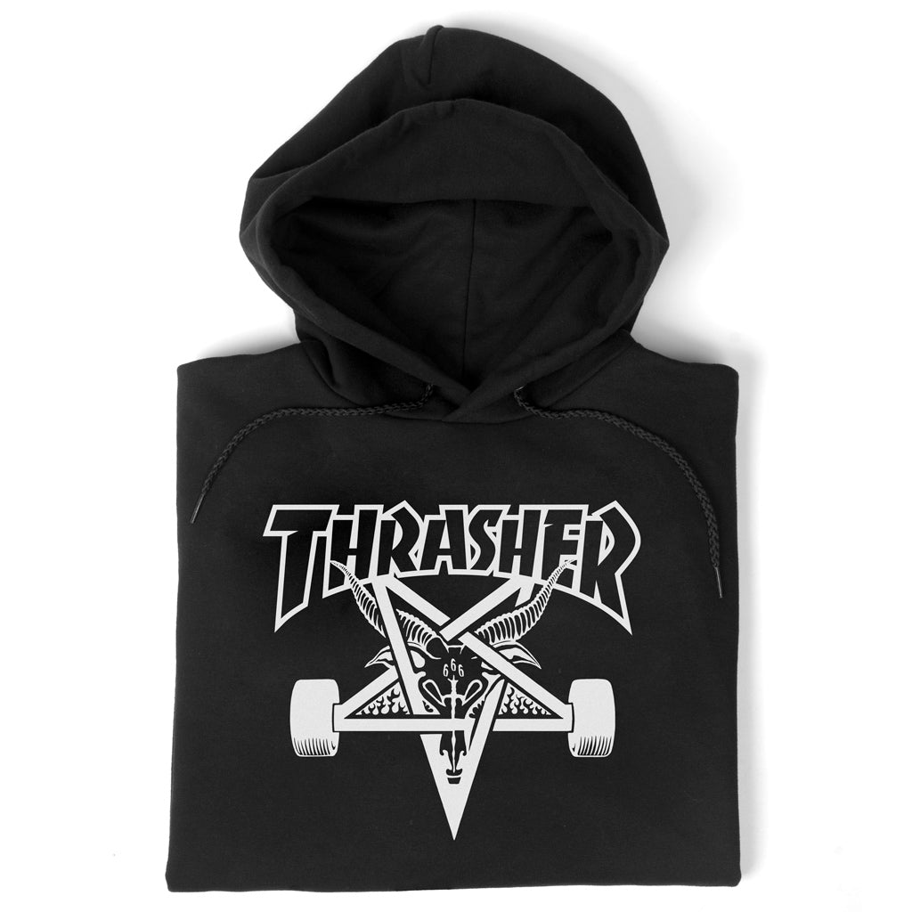 Thrasher Skategoat Pullover Hoodie Black Mens Coast Board Shop